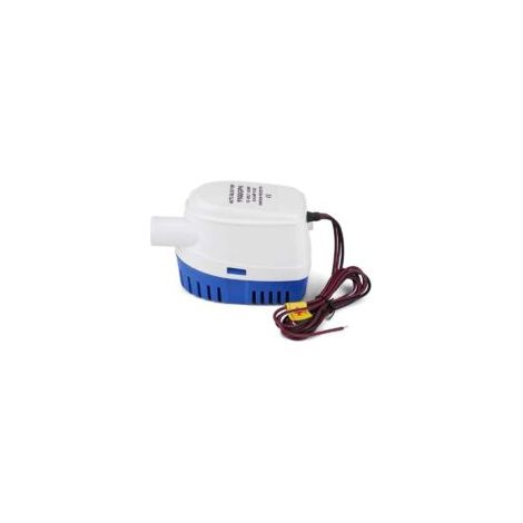 Automatische Bilgepumpe für Boote, Teiche und Schwimmbäder, 12 V, 1100 GPH (Gallonen pro Stunde) Förderleistung, Tauchpumpe, geräuscharme Flüssigkeitspumpe - Crezuo (1/4)