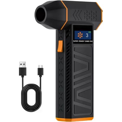 Air Blower - 52 m/s - 130000 RPM - LED Display - 4-Speed Adjustable - 4000 mAh Battery - Portable Electric Duster (1/5)