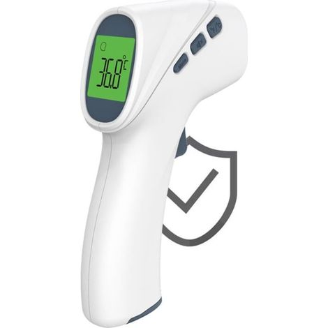 Trywise Thermomètre frontal numérique sans contact pour adultes, thermomètre infrarouge pour bébés et enfants avec alarme de haute température (1/4)