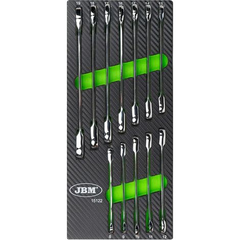 Ratschen-Schlüssel JBM ratchet wrench set 72 Zähne 12 Stück