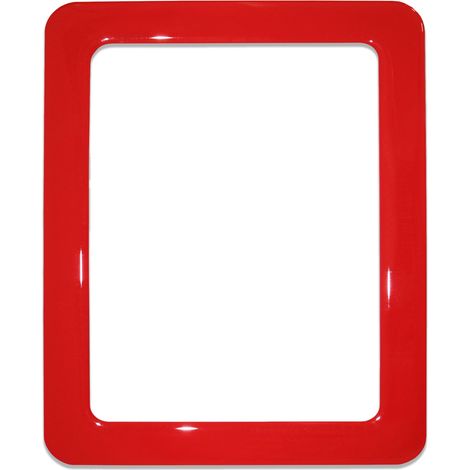 Magnetischer, selbstklebender Rahmen, Größe 19,0 x 23,8 cm – rot (1/3)
