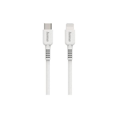 Hama USB-C auf Lightning Kabel 1m Weiß - Eco Ladegerät
