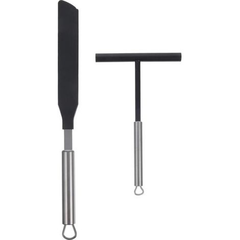 Épandeur À Crêpes - Spatule À Crêpes - En Acier Inoxydable - Pour Poêle Antiadhésive - Lot De 2 (1/4)