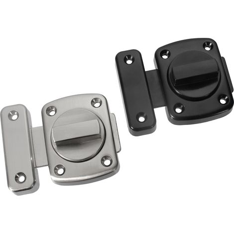 Stabiler Drehriegel Schubriegel Riegel Toilettenriegel Tür Türe Edelstahl-Optik (1/5)