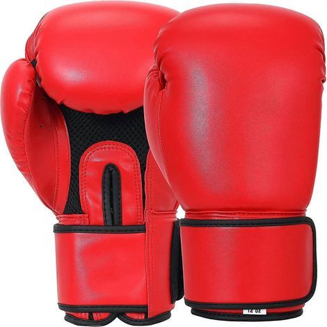 Boxhandschuhe aus Kunstleder für Boxsäcke, ideal für das Kickbox-Training zu Hause. Bleib cool