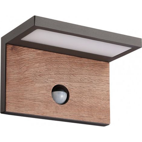 Applique murale exterieure led 15w 3000k ip54 gris fonce - mantra - ruka (1/3)