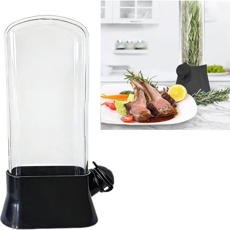 Réfrigérateur Conservateurs D'herbes Conservation Herbe Conservateur Herbes Bouteille Herb Refrigerateur - Noir, 1 Pièce, pour la Coriandre, les Feuilles et Autres Aliments Similaires (1/5)