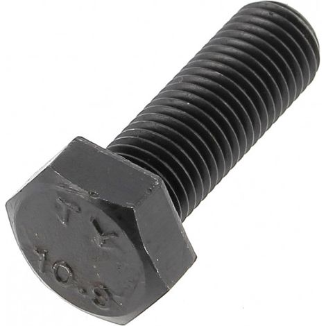 TH M12X45 Pas 150 Acier 10.9 Noir EF DIN 961