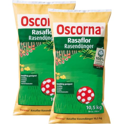 Oscorna Rasaflor Engrais pour gazon 21 kg Engrais naturel Engrais pour gazon naturel Engrais biologique pour gazon (1/3)