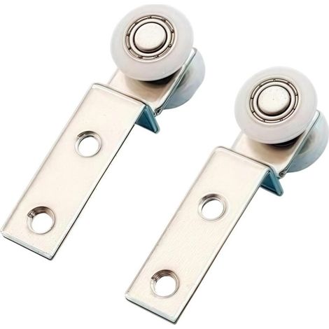 Satz mit 2 x 20 mm Rollen für Schiebetüren