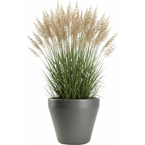 Vaso da giardino Purea, antracite, h49,4x55,4 cm