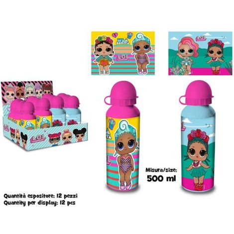 Borraccia Alluminio 500Ml Lol Surprise X1