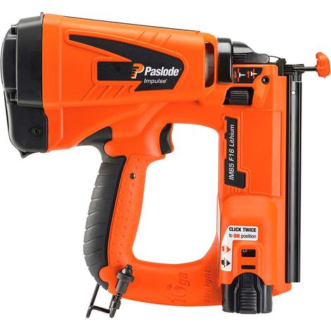 Paslode IM65 F16 Lithium 16 Gauge Straight Brad Nailer 1 x 2.1Ah Li-ion PASIM65L (1/5)