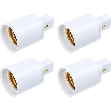pcs Professionnel G24d à E27 2 broches adaptateur de lampe à LED Ljusfäste--(WR) (1/3)