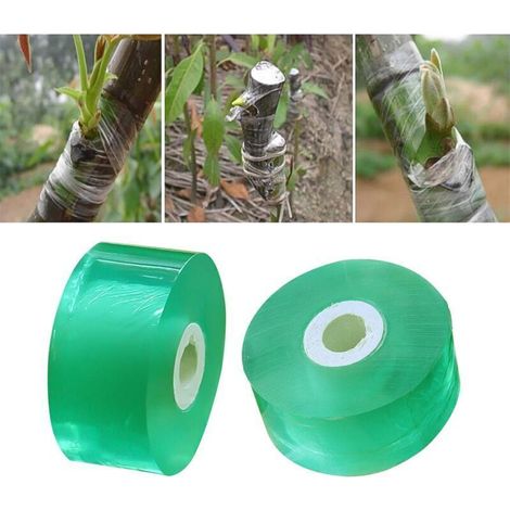 Elastisches, transparentes Pfropfband – 2 Rollen, Breite 2 cm – für Pfropfungen auf Unterlagen, Baumreparaturen und Stecklingsverfahren