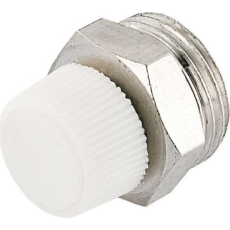 Bouchon de purge d'air de radiateur 1/4 3/8 1/2 pouce BSP - Sans clé 1/2" (1/3)