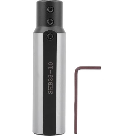 Barre d'alésage en carbure pour tour à petit alésage intérieur, porte-outil de tournage Φ10mm SHB25‑10 (1/5)