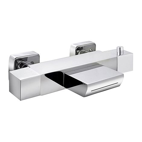 Edouard Rousseau – Mitigeur thermostatique bain-douche KAREN – Finition chromée – Sécurité anti-brûlure – Inverseur intégré – Entraxe 150 mm
