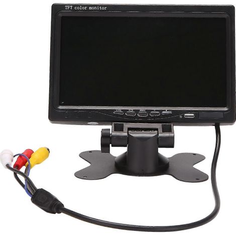 Écran couleur haute définition TFT LCD de 7 pouces, compatible avec les accessoires de caméra de recul embarqués (1/5)