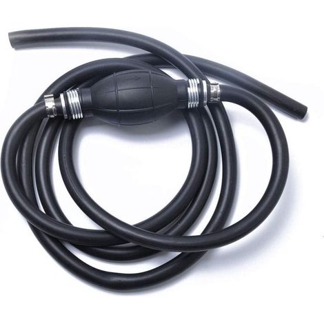Manguera de combustible con bola de cebado, Coche, Barco, Manguera de succión universal, Sifón para bomba de agua, Bomba de combustible, 8 mm (1/5)