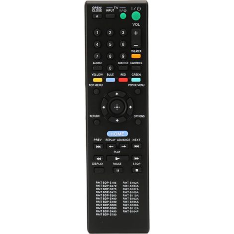 Multifunktions-DVD-Fernbedienung aus ABS für RMT-BDP-S185, RMT-B102A, BDP-S470 – Einfacher Zugriff (1/5)
