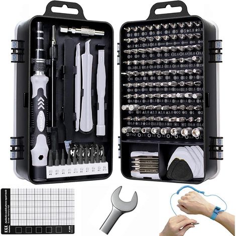 Schraubendreher Feinmechaniker 140Pcs Präzisionswerkzeug 141 Grau (1/5)