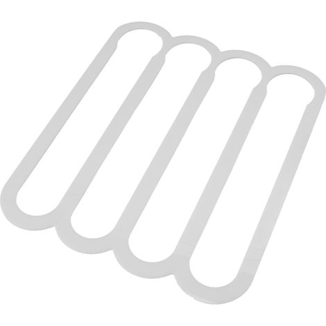 Support mural pour capsules compatible avec les dosettes VertuoLine, montage vertical ou horizontal, blanc.
