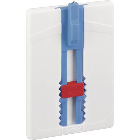 tesa Lot de 3 papiers peints et plâtre - réglable en hauteur - Ongle auto-adhésif - Ideal pour toile et cadre trapézoïd (1/7)