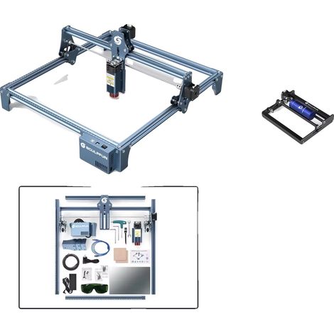 Machine de gravure laser, gravure de précision, compatibilité matérielle polyvalente, S9 410x420mm kit 1, UE (1/2)