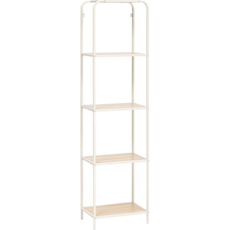 Scaffale a 4 livelli curvy in legno chiaro - 5five
