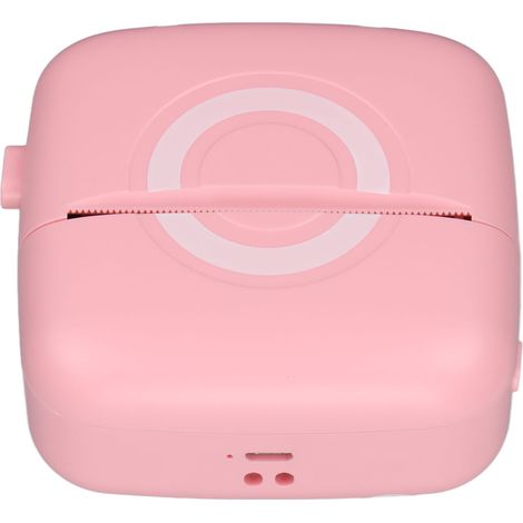 Mini imprimante thermique 200 DPI, ergonomique, légère et portable, rose