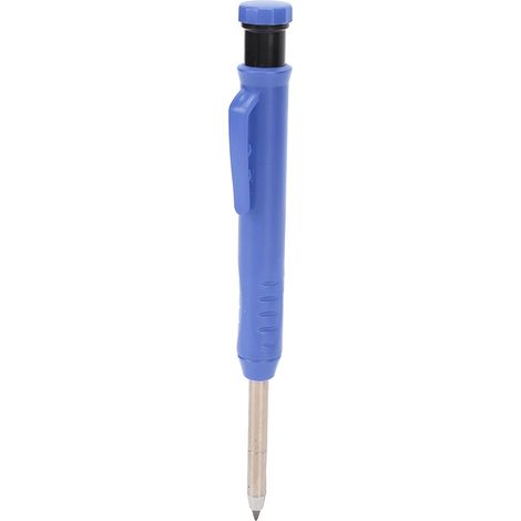 Crayon de traçage mécanique pour métal et plastique avec taille-crayon intégré, bleu (1/5)