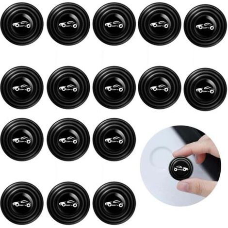 QORVA-16 Pièces Amortisseurs De Voiture Joints Anti-Collision Silicone Pad Autocollants de Protection Portière de Voiture Tampon De Porte De Voiture pour Absorption des Chocs de Voiture, Isolation pho