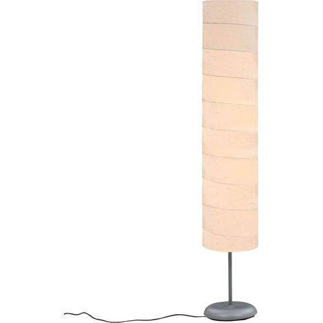 Lampadaire avec support 121 cm Blanc E27 (1/5)