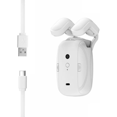 Motor eléctrico inalámbrico recargable USB-C de 4000 mAh para cortinas de 15-38 mm, compatible con Tuya y Google Home. (1/5)
