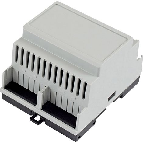 Hammond Electronics  Hutschienen-Gehäuse  90 x 70 x 58  Polycarbonat Lichtgrau 1 St.