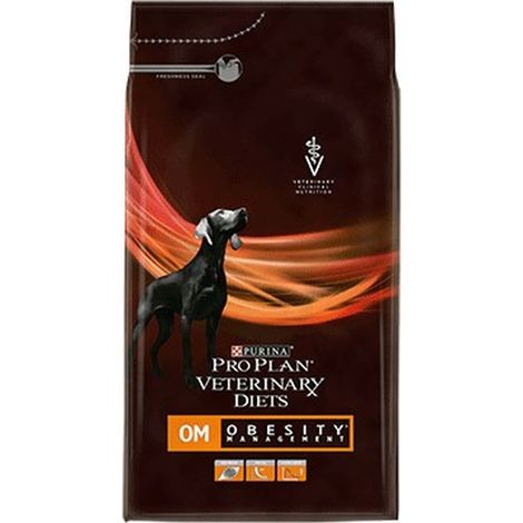 Pienso PURINA PRO PLAN VETERINARY DIETS CANINE OM para perros con (1/4)