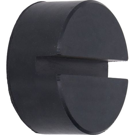 4 adaptateurs de plaque de levage en caoutchouc pour crics de voiture, rainures rondes, fixation au sol, profil de cadre, protection des coutures (1/5)
