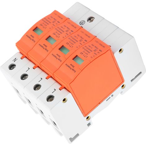 4P 40kA 420V AC Überspannungsschutzgerät für den Heimgebrauch, Niederspannungs-Überspannungsschutz (1/5)
