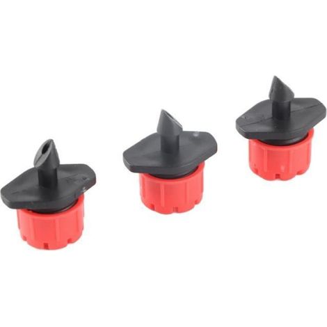 Vvikizy goutteur d'irrigation 50pcs réglable Mini jardin Irrigation arrosage débit goutteur tête goutte à goutte jardin tuyau (1/4)