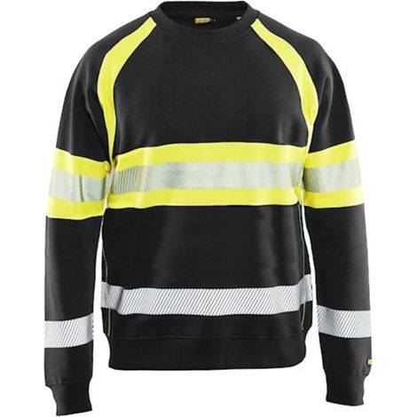 Sweat de travail haute visibilité 3359 - Noir/Jaune fluo M (1/5)