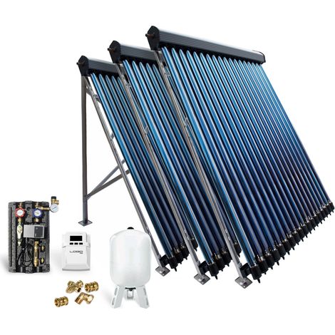 Röhrenkollektor Solarpaket Vakuumröhrenkollektor HP30-3 14,67 m² Solaranlage (1/5)