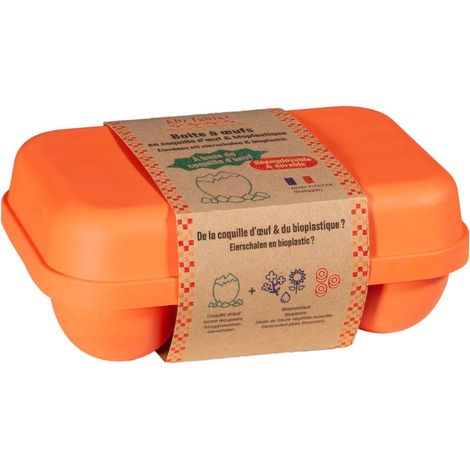 Boîte 6 oeufs coquille Abricot (1/3)