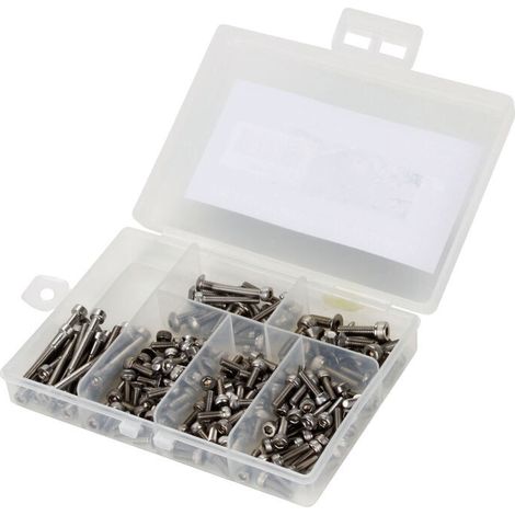 Stainless steel screw set: axial scx10