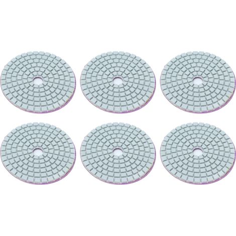 Lot de 10 disques de polissage diamantés à eau de 7,6 cm (3 pouces), grain 800, pour granit et marbre. (1/5)