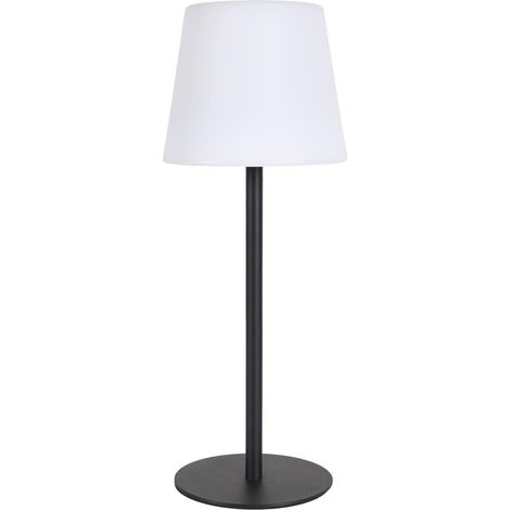 Lampada da tavolo USB nera, 3 livelli di luminosità, elegante (1/5)