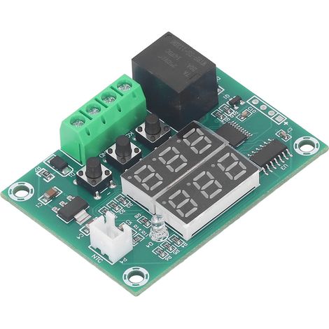 Module thermostat numérique double écran régulateur température précis avec sonde NTC étanche DC12V (1/5)