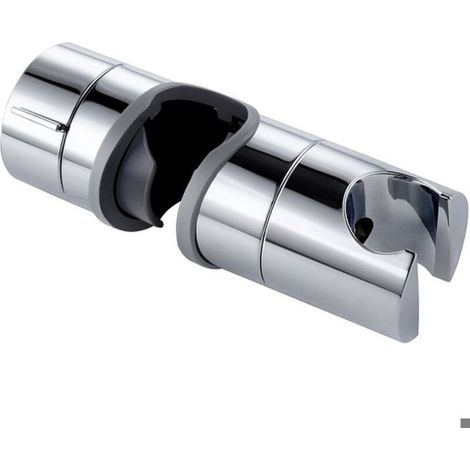 Verstellbare Duschkopfhalterung (18–25 mm Durchmesser), Ersatz-Duschkopfhalterung mit Chromoberfläche, für Badezimmerdusche (1/5)