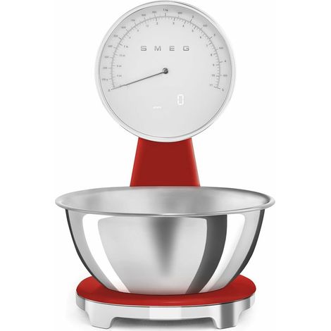 Bilancia da cucina - SMEG - KSF01RDWW - Rosso - Acciaio inossidabile - 5 kg (1/5)