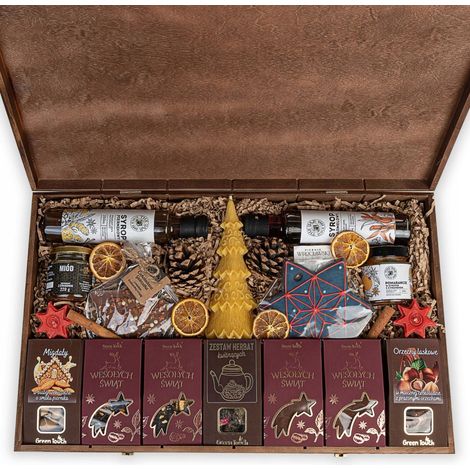 Coffret cadeau grand format de 16 produits, cadeau de Noël haut de gamme (1/5)